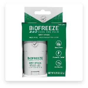 Biofreeze Dry Stick Pack Front